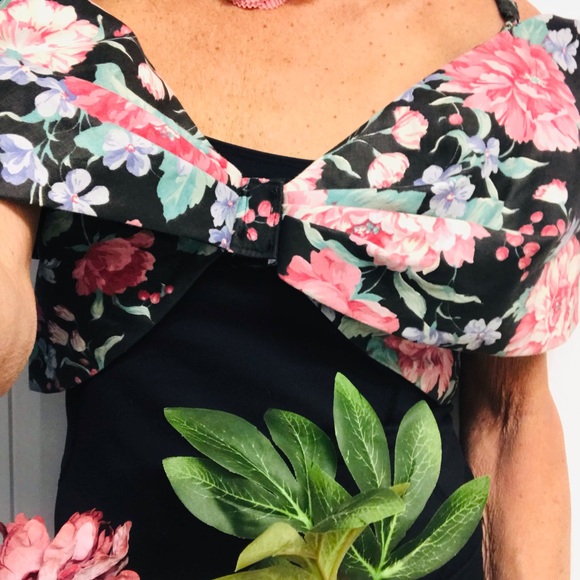 Vintage floral shrug by Algo-Ettes 100% Cotton Size 11 - Picture 7 of 13